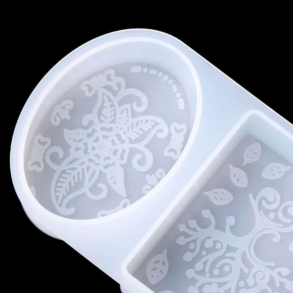 Khuôn Làm Xà Phòng Đất Sét Resin Thủ Công Hình Hoa Hồng Kiểu Phương Tây