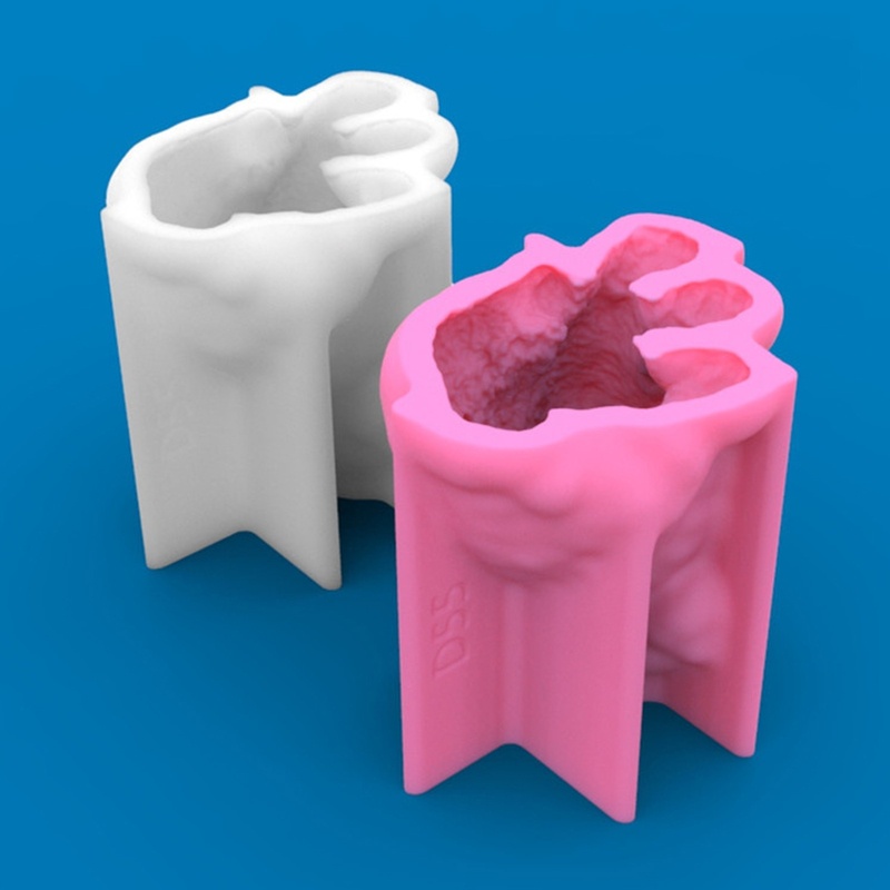 Khuôn Silicone Làm Đồ Thủ Công Hình Chú Chó Để Bàn Trang Trí