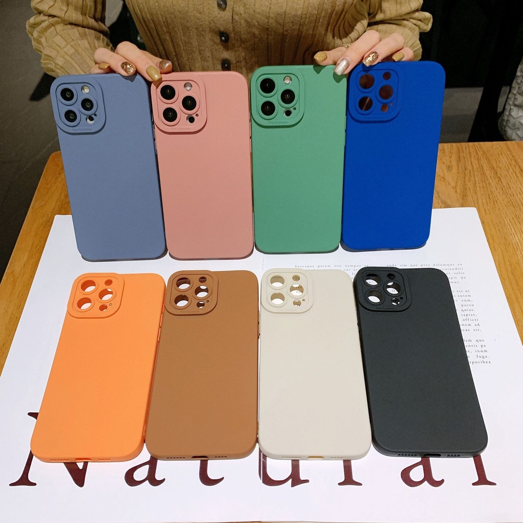 Ốp Màu Kẹo Bảo vệ Camera Chống Bẩn cho iPhone 7Plus /X /11 Pro Max /12 Pro Max /13 Pro Max