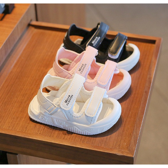 Form to _Sandal tập đi 2 quai trơn cho bé từ 0-2 tuổi siêu xinh