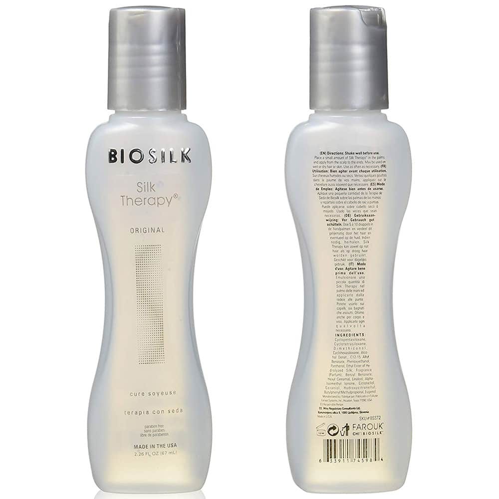 (SALE 50% - DATE 6/ 2023) TINH DẦU BÓNG DƯỠNG TÓC - BIOSILK SILK THERAPY 67ML