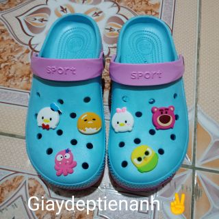 Dép sục kèm 6 stickers