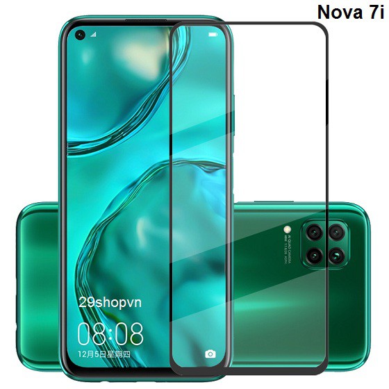 Kính cường lực full màn Huawei Nova 7i