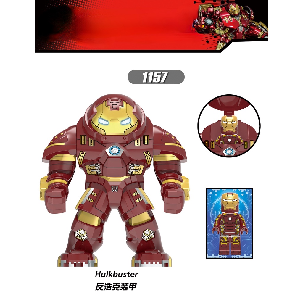 Đồ Chơi Lắp Ráp Lego Nhân Vật Hulkbuster Trong Phim Avengers Endgame 2 Trong 1