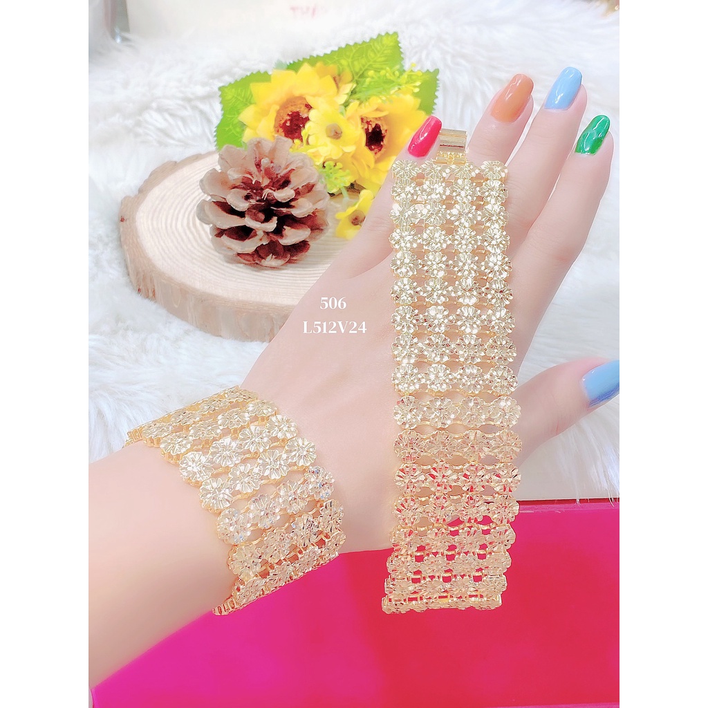 UHA - Lắc Tay Nữ Mạ 18k Sang Trọng L512
