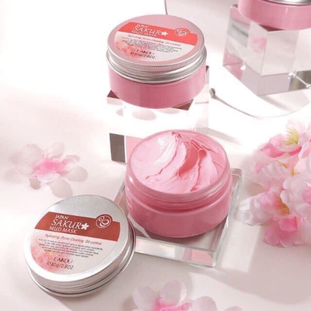 Mặt nạ bùn khoáng sakura của Laikou