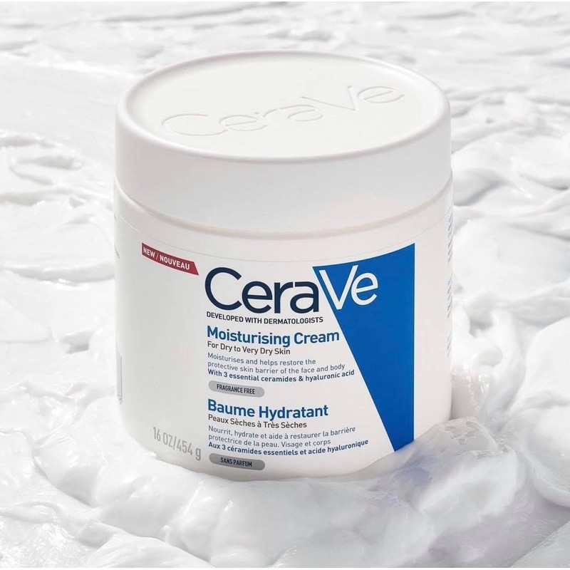 kem dưỡng ẩm cho da khô đang chữa mụn hoặc trời hanh, nàm điều hoà CeraVe baume hydratant