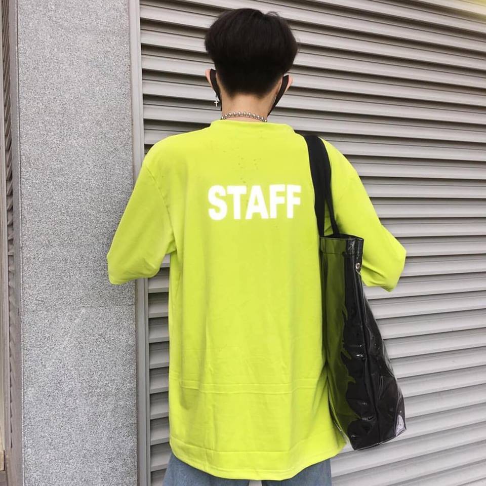 Tee STAFF in phản quang -3 màu