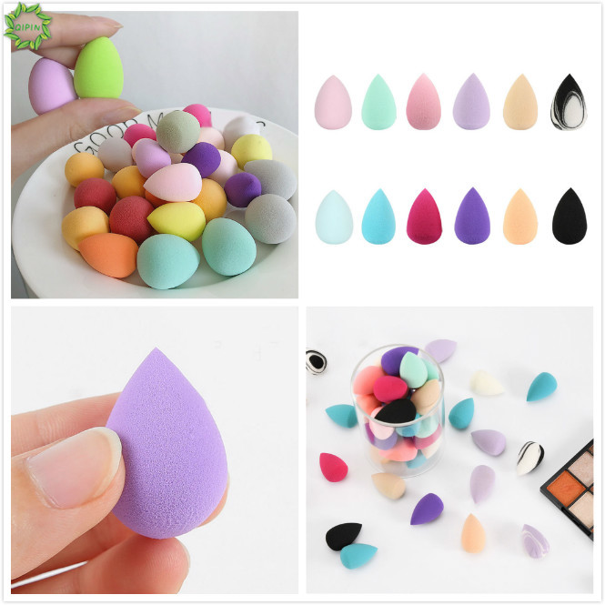 Mút xốp trang điểm hình quả trứng mini nhiều màu 2*3cm