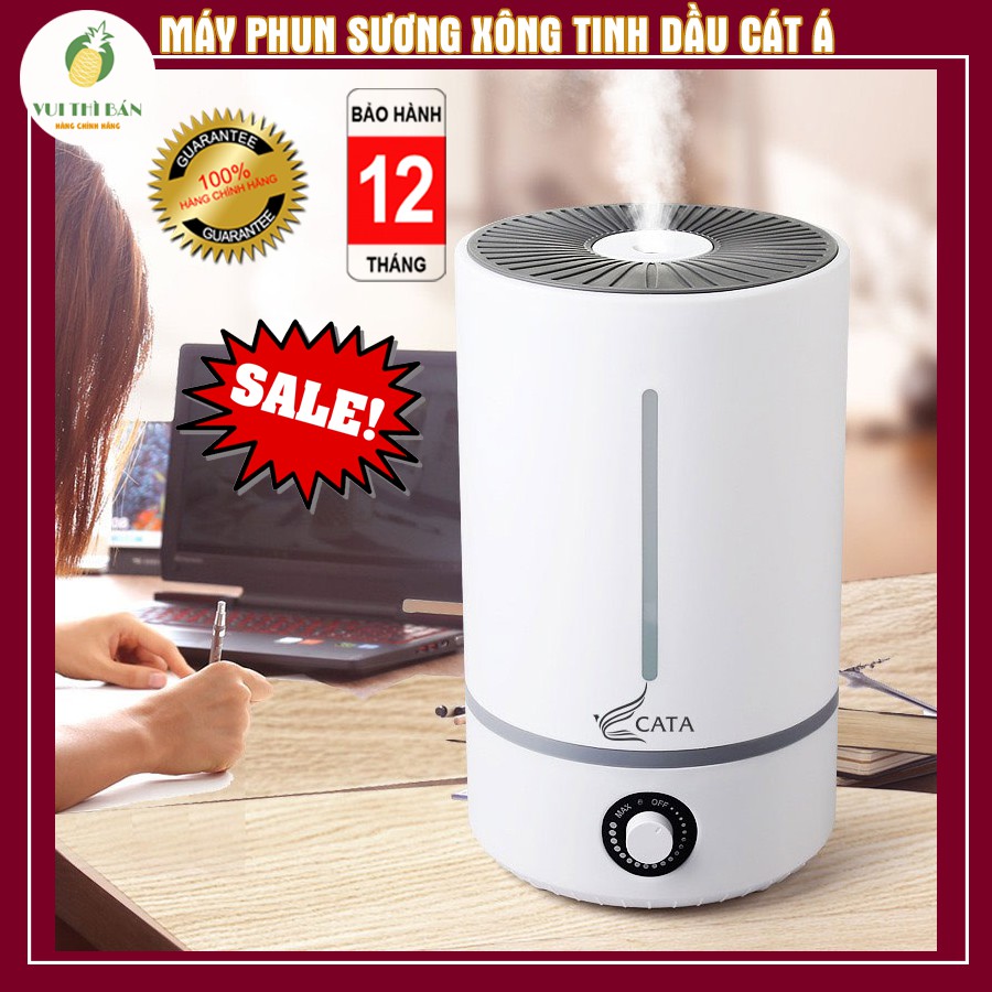 Máy phun sương xông tinh dầu tạo ẩm Cát Á dung tích 6000ml - công suất 28W, không gây tiếng ồn - BH 12 tháng