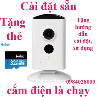 Camera ip không dây Dahua C15, tặng thẻ nhớ class 10 netac bh 24 tháng