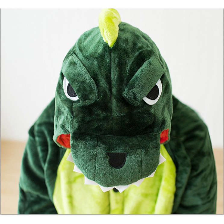 Đồ Ngủ Liền Cosplay Động Vật Hình Khủng Long Xanh | BigBuy360 - bigbuy360.vn