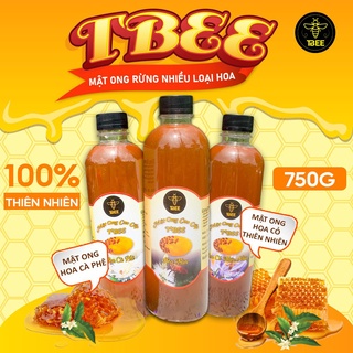 Mật ong rừng nguyên chất Tbee loại tốt nhất mật ong - hoa xuyến-hoa cao su - hoa chôm chôm -hoa  cỏ-đảm bảo ATVSTP 750gr