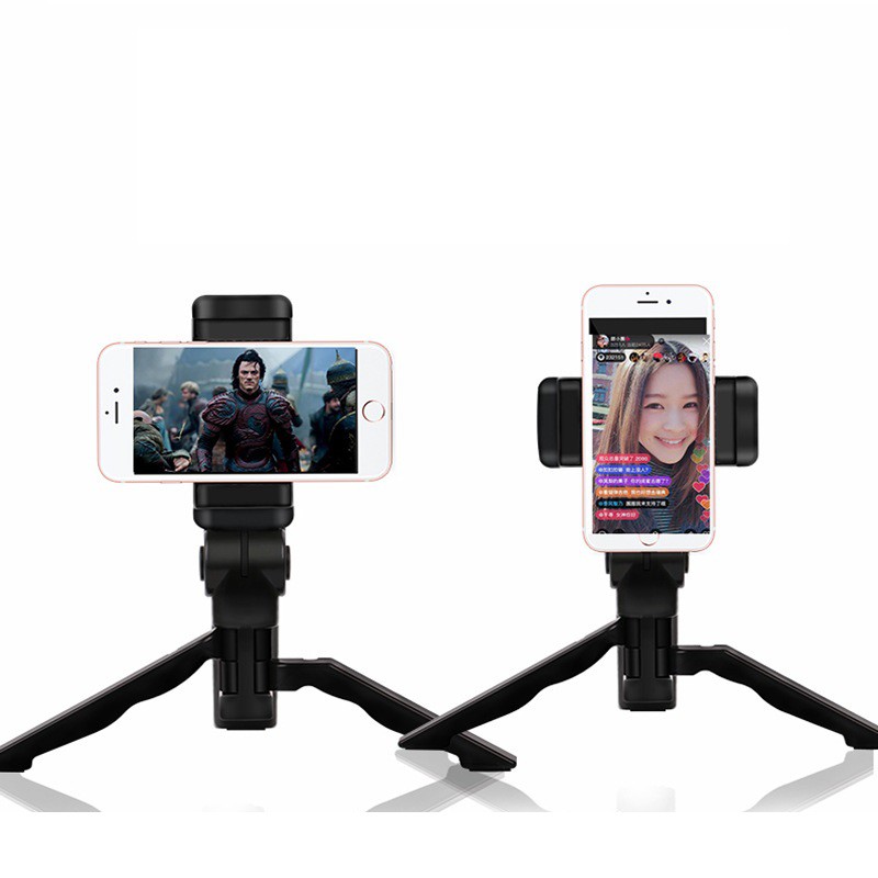 Chân tripod cầm tay mini Lammcou 2 trong 1 tiện lợi có ngàm giữ ổn định khi quay video cho điện thoại iPhone Samsung