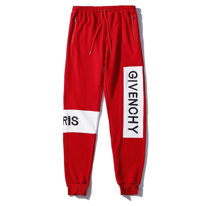 Givench Quần Dài Vải cotton Thêu Họa Tiết Cá Tính Cho Nam Và Nữ