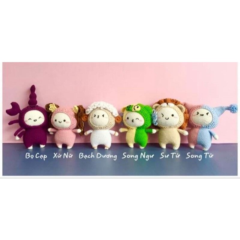 12 cung hoàng đạo handmade - búp bê 12 cung hoàng đạo