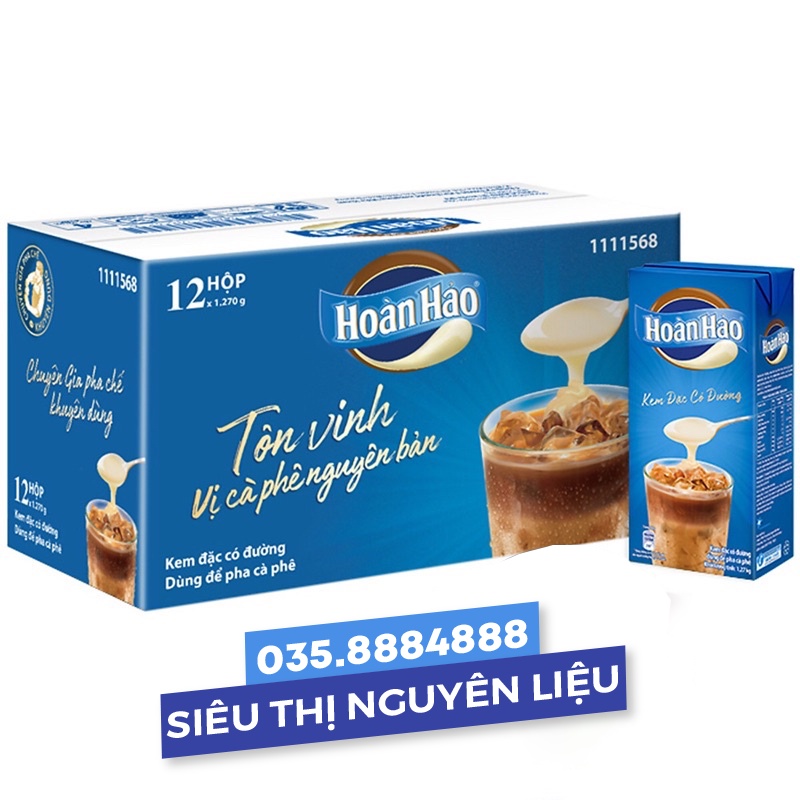 1 THÙNG - Sữa Đặc Hoàn Hảo Hộp 1,27Kg