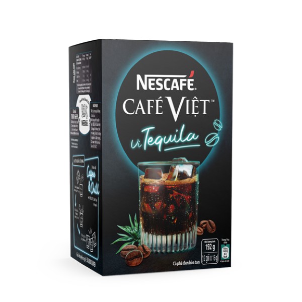 Combo 4 hộp NESCAFÉ: Cà Phê SôCôLa (10x20g) + Cappuccino Vị Caramel & Vị Dừa (10x20g)x2 + Café Việt Vị Tequila (12x16g)