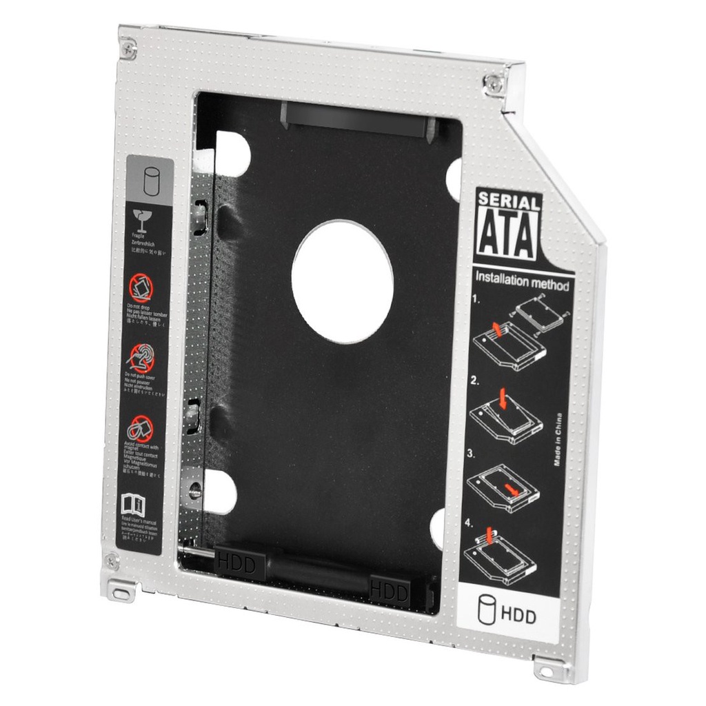 Bộ Chuyển Đổi Ổ Cứng 2.5 "9.5Mm Sata 2nd Hdd Ssd Cho Cd Rom Optical Bay | BigBuy360 - bigbuy360.vn