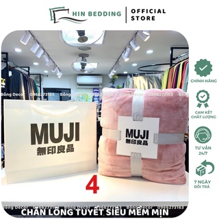 Chăn lông tuyết nhung hin bedding, chăn lông mềm mịn cao cấp kích thước 2mx2m3