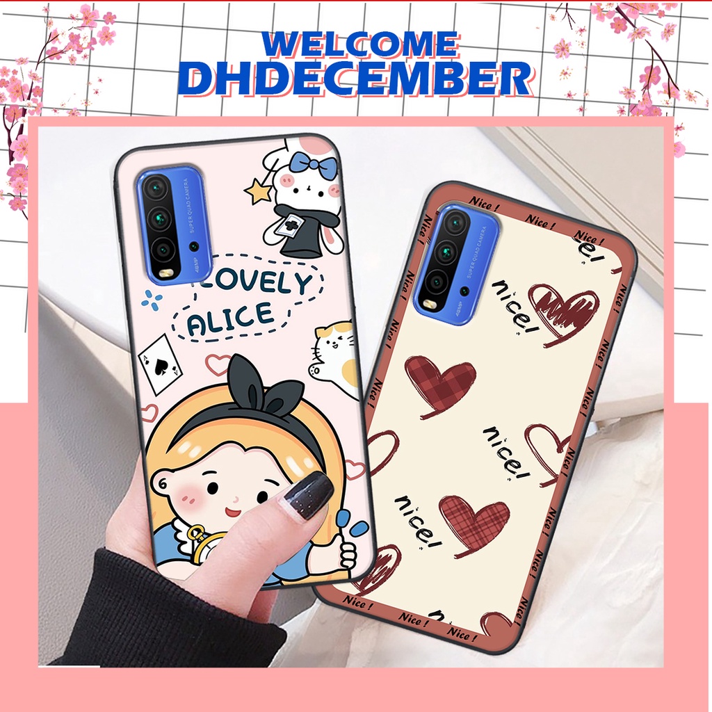 Ốp lưng Xiaomi REDMI 9T in hình nice ,good luck happy ốp xinh viền dẻo đẹp chất