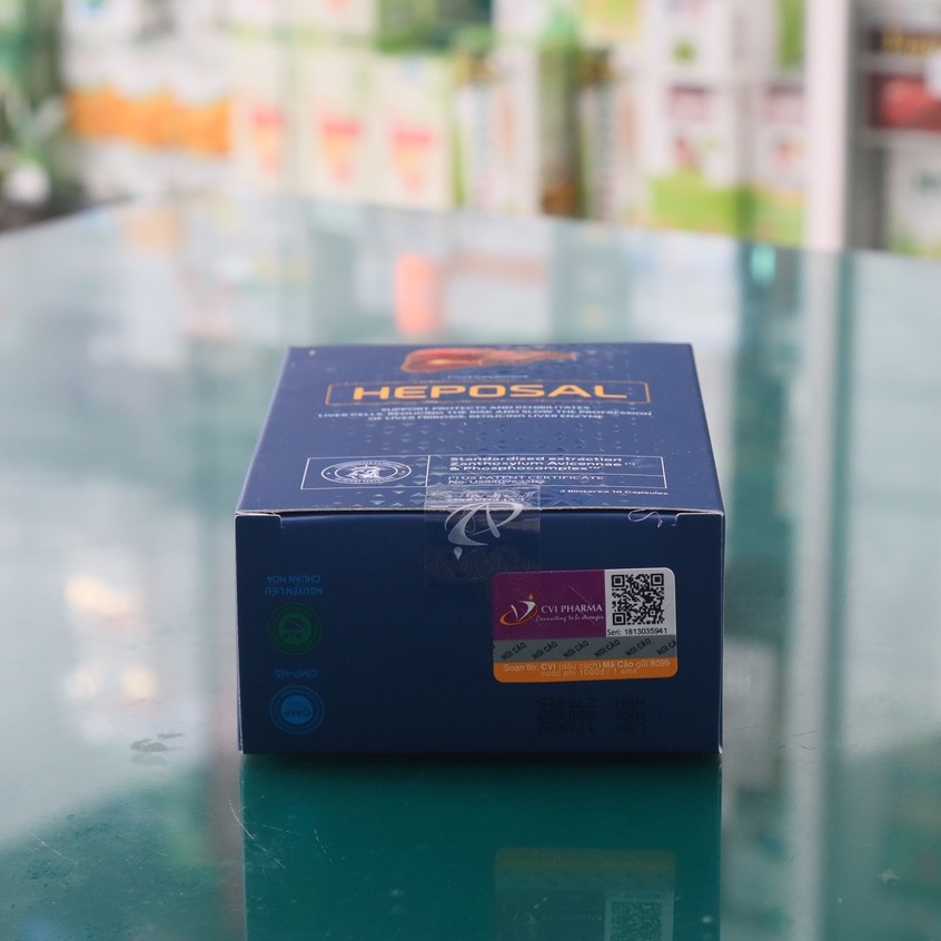 Heposal - Hỗ trợ tăng cường chức năng gan, duy trì sức khỏe đường dài của Gan (30 viên)