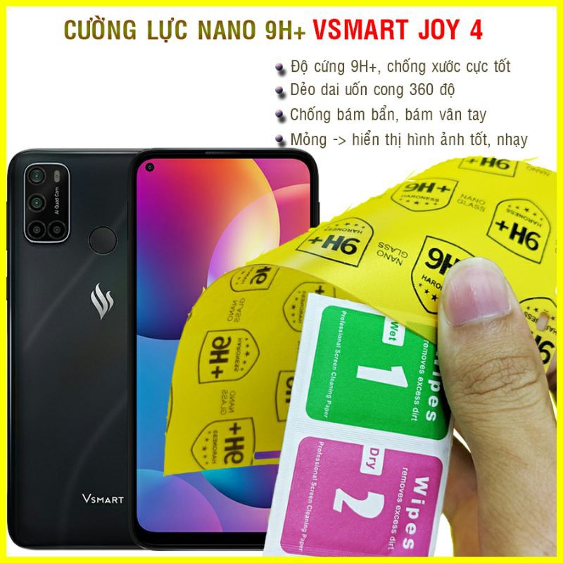 Dán cường lực dẻo nano Vsmart Joy 4
