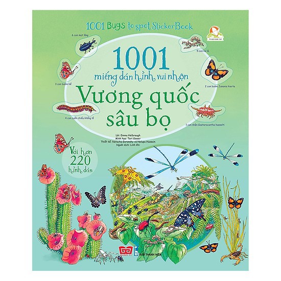 Sách - Set 1001 miếng dán hình vui nhộn (5 cuốn)
