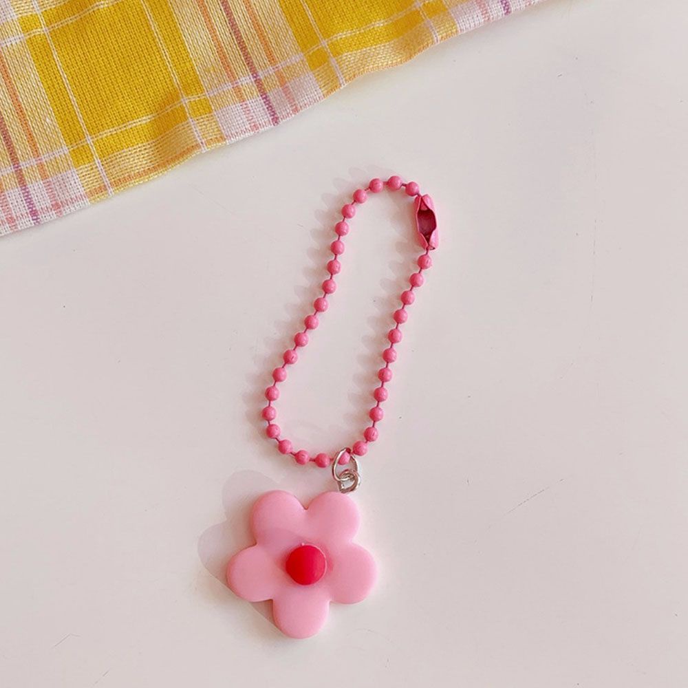 Móc khóa hình bông hoa nhiều màu sắc xinh xắn