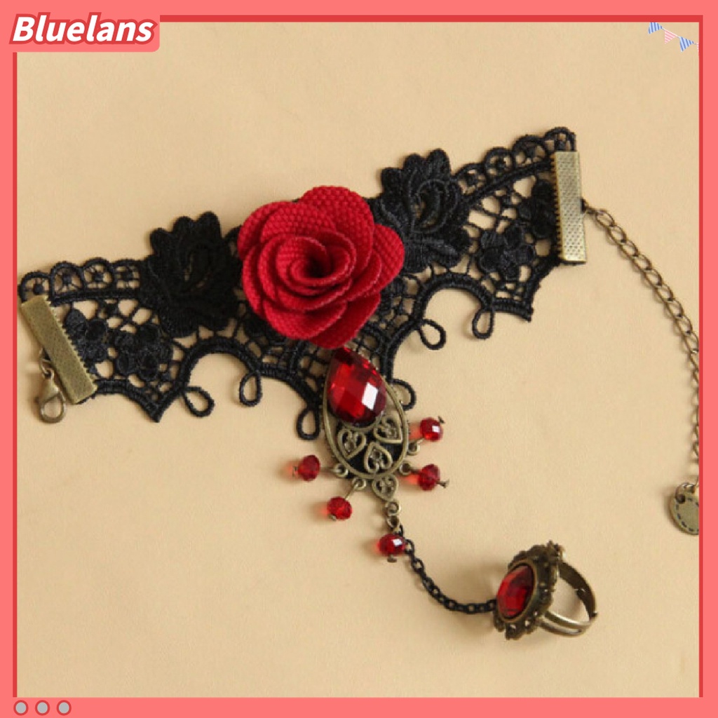 Vòng đeo tay phối nhẫn đính ngọc trai giả thời trang dành cho nữ