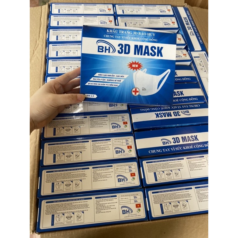 Hộp 50 cái Khẩu Trang 3D Mask Công Nghệ Nhật Bản | BigBuy360 - bigbuy360.vn