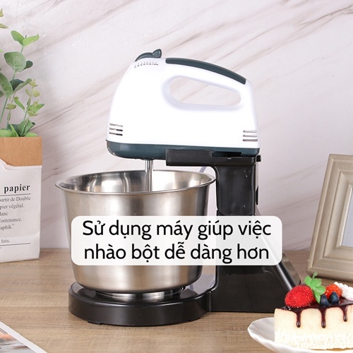 [BẢO HÀNH] Máy đánh trứng cầm tay ♨️ Máy trộn bột đa năng mini Scarlett 7 tốc độ 4 que trộn cực mạnh tiện lợi dễ sử dụng