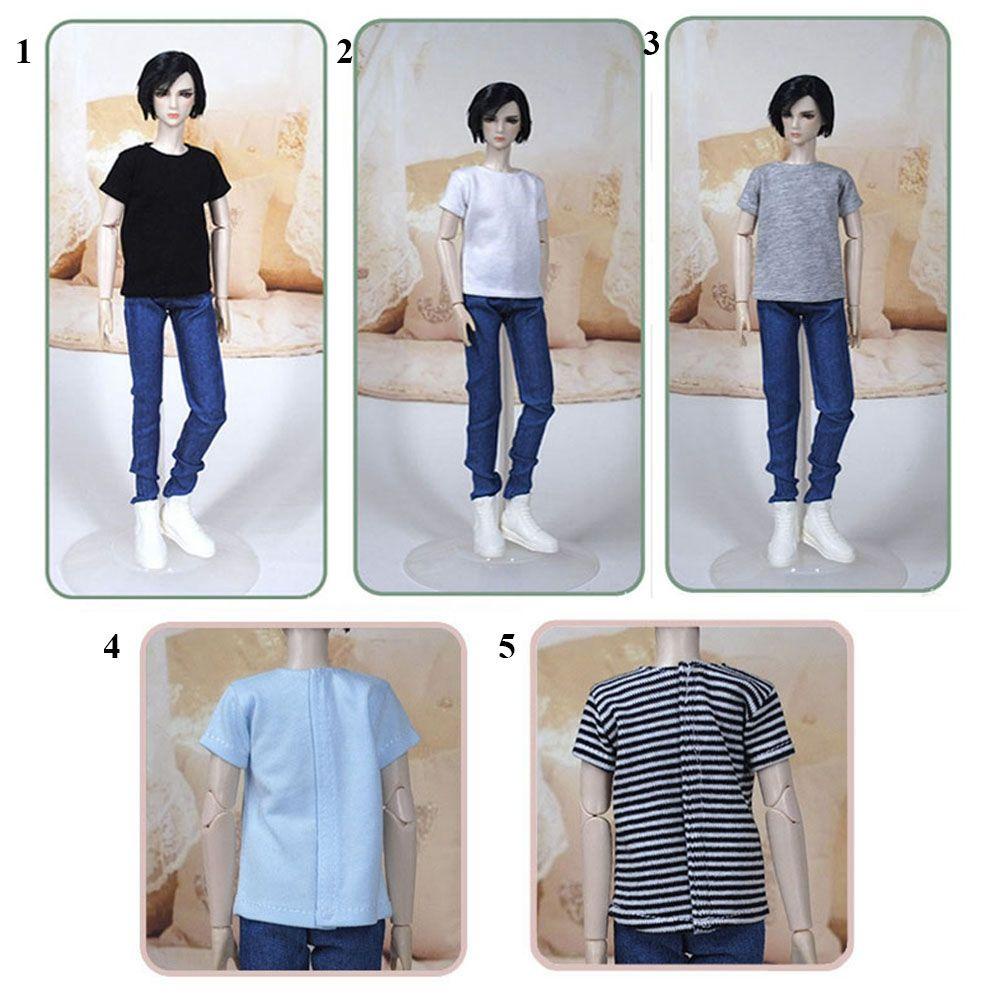 Bộ Quần Áo Cotton Dành Cho Búp Bê Nam 30cm 1 / 6