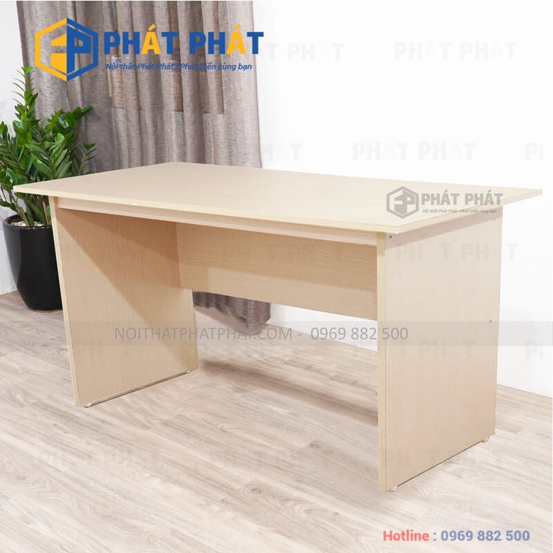 Bàn văn phòng Phát Phát 1.6 x 0.6m, bàn làm việc văn phòng, bàn học sinh làm việc tại nhà - BLV06