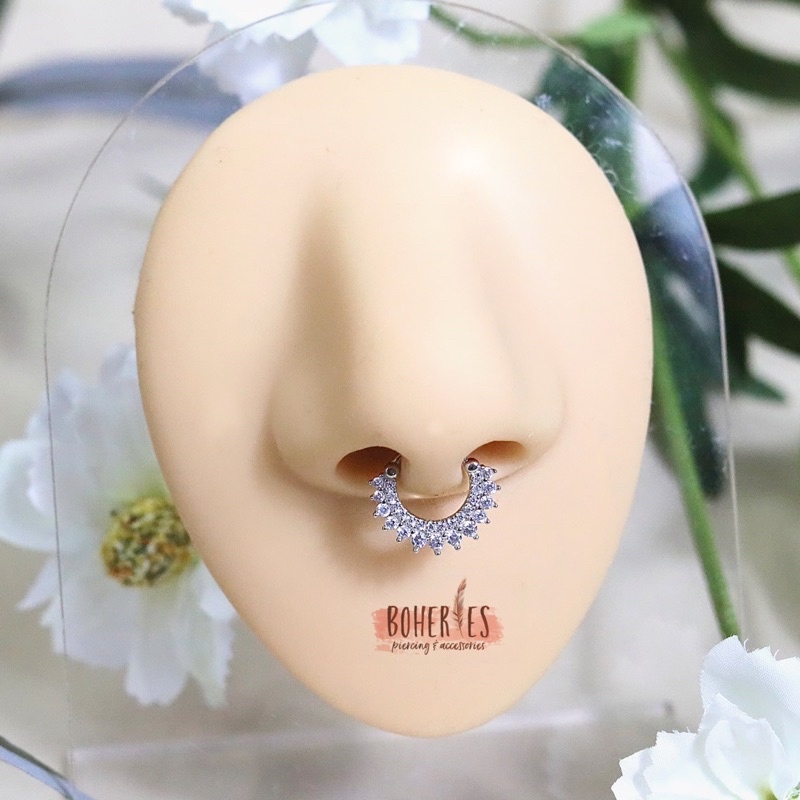 Boheries/Khuyên tai Daith/Septum bạc 925