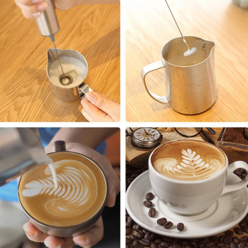 Milk Frother Handheld Electric,Travel Coffee Frother. Coffee Frother for Milk Foaming, Latte/Cappuccino Frother Mixer for Drink, Hot Chocolate