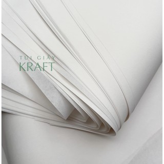 Giấy Pelure trắng gói hàng 20 x 32cm, giấy hút chống ẩm, gói trang phục, quần áo