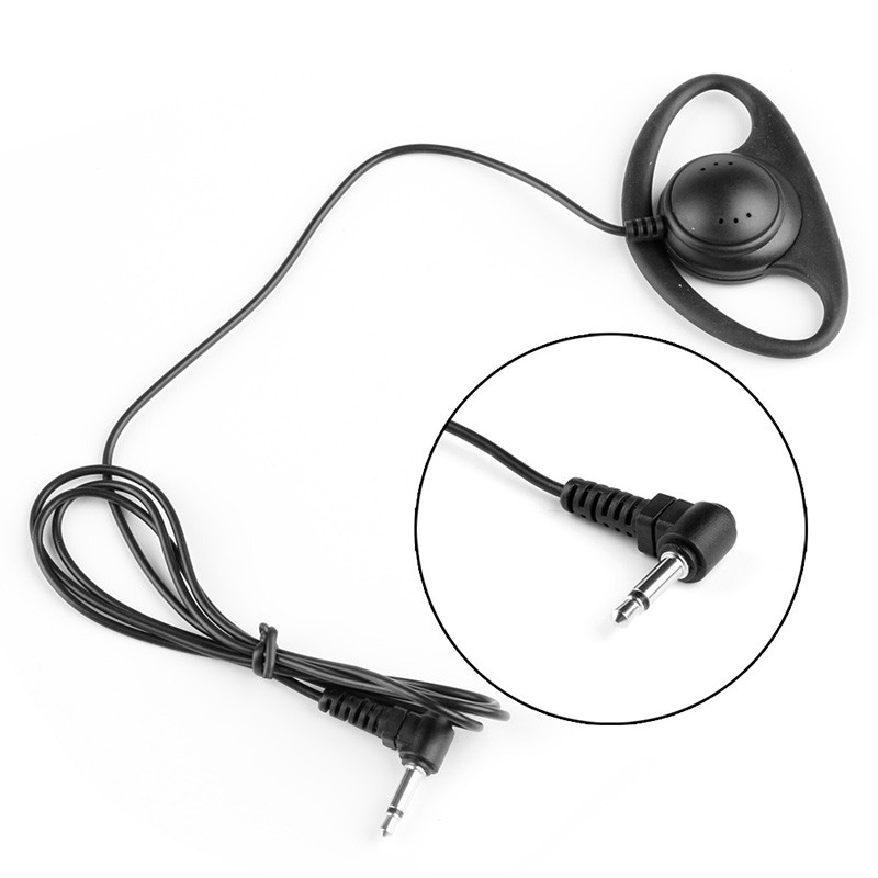 Tai Nghe Chữ D Jack 3.5mm Cho Bộ Đàm