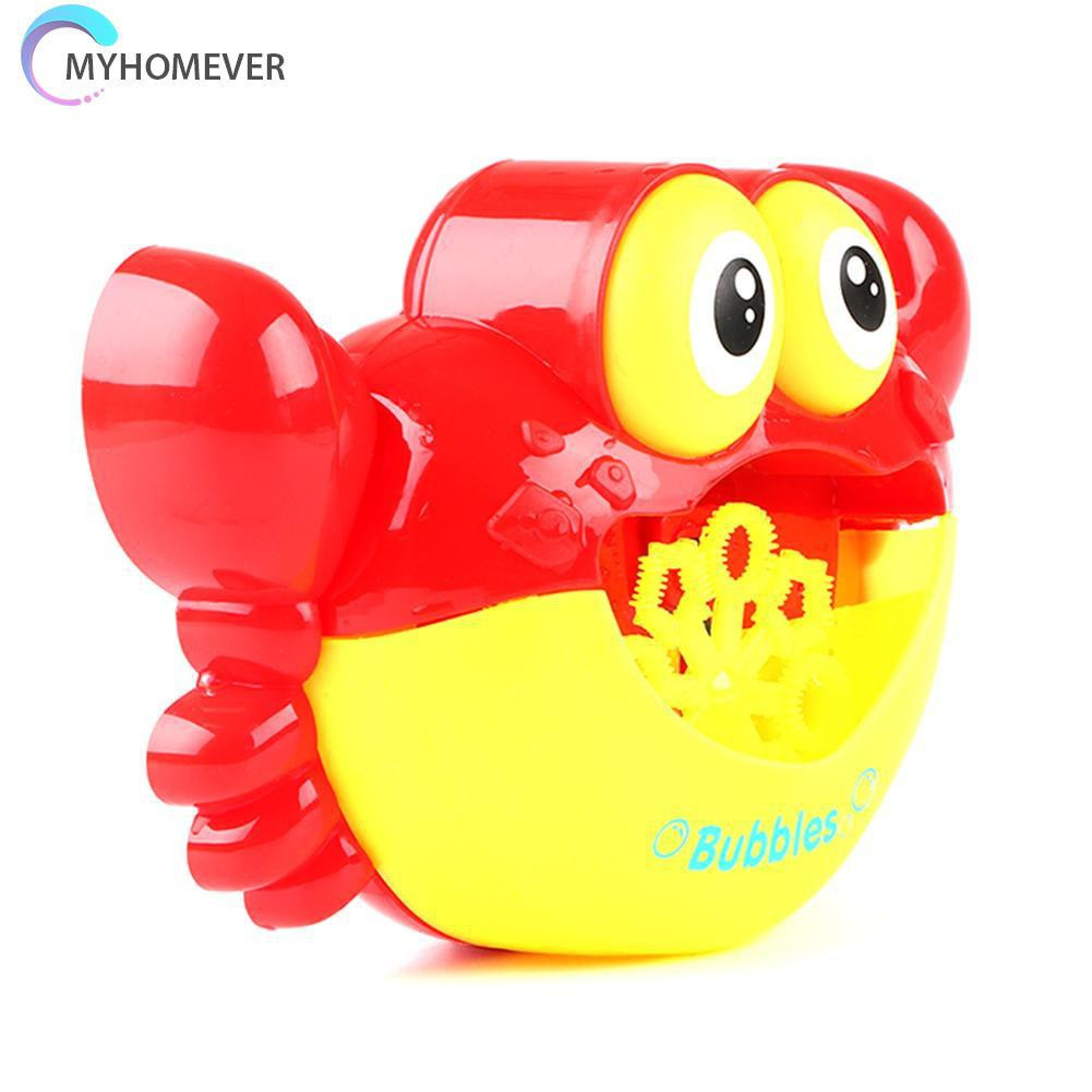 Pop It Fidget Đồ chơi Electric Crab Bubble Machine Bathtub Bubble Maker Light Music Baby Bath Đồ chơi