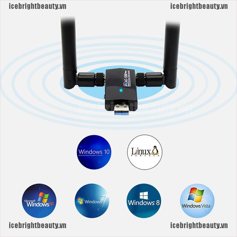 Usb 3.0 WiFi Băng Tần Kép Phạm Vi 1200Mbps AC1200 5GHz