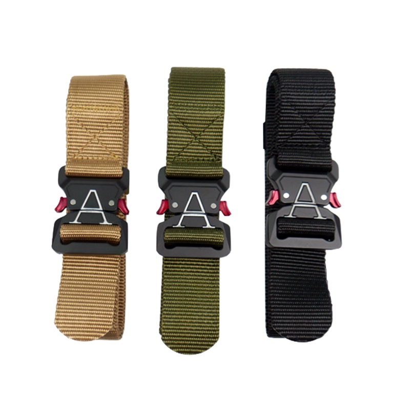 Thắt lưng vải dù, dây nịt bụng siêu bền  khóa cài kim loại không gỉ