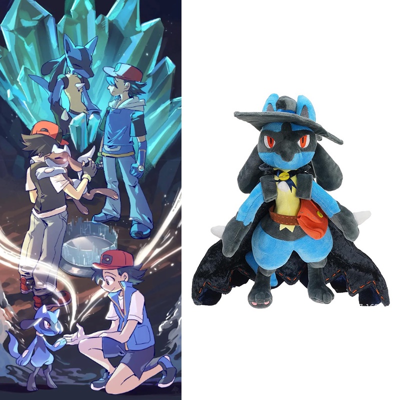 Sẵn Sàng Hàng!!! Thú Nhồi Bông Hình Pokemon Lucario 12 Inch