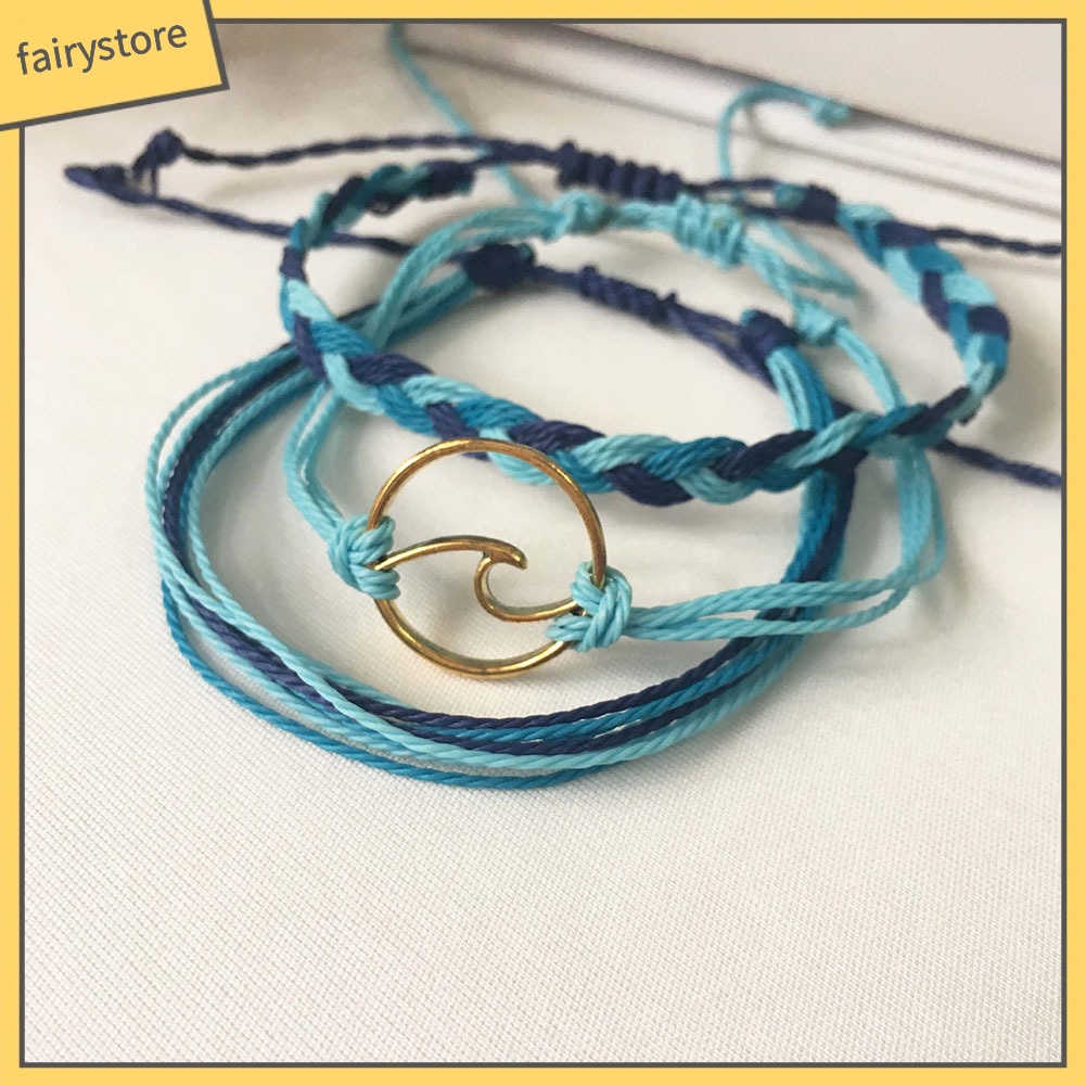 Set 3 vòng tay sóng biển mùa hè
