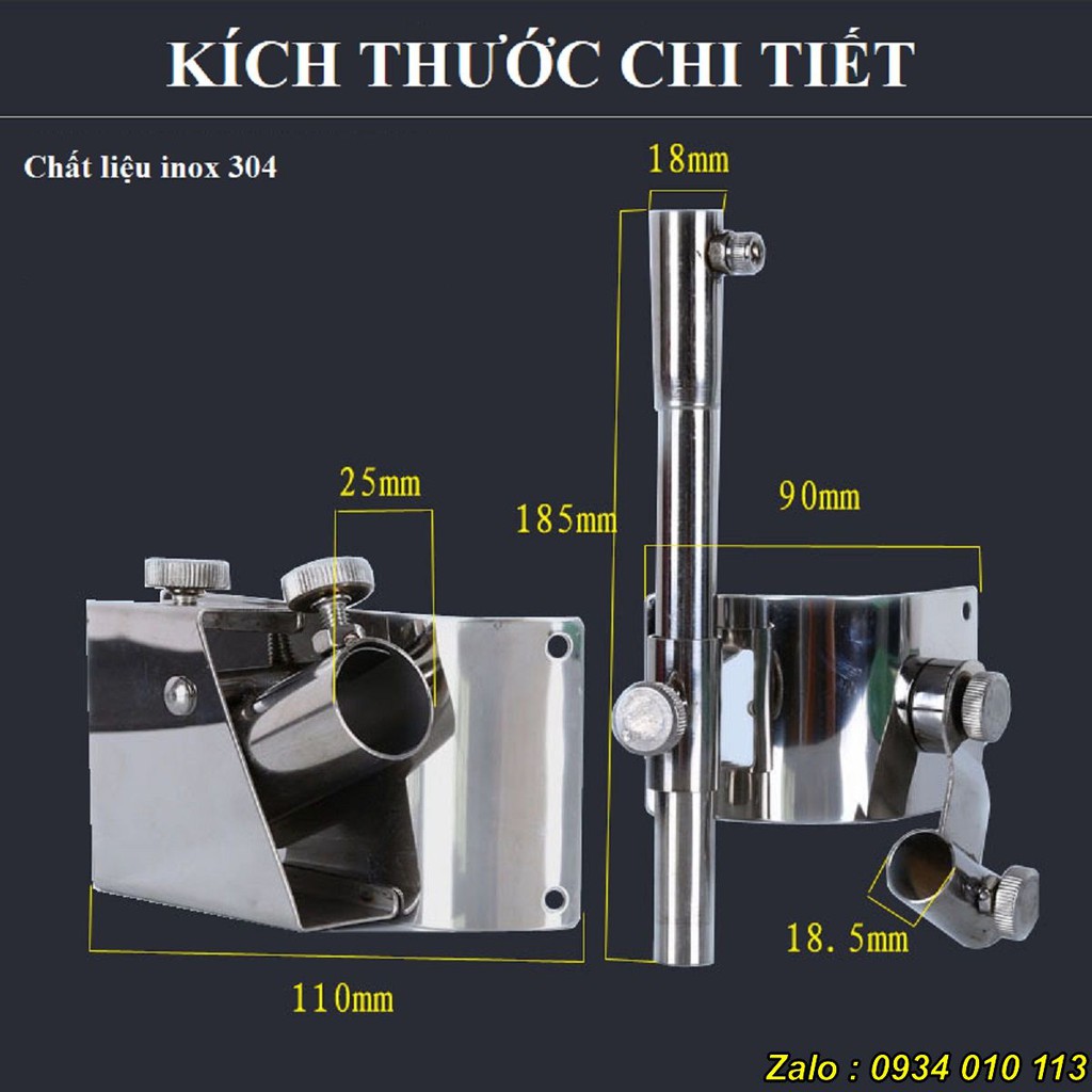 Bộ pass chế gắn thùng đá làm thùng câu cá