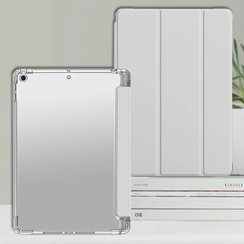 Bao Da pu Mềm Trong Suốt Có Khay Đựng Bút Cho ipad 56th air1 / 2 9.7 air5 10.9inch pro11 98th 10.2inch pro10.5 air3 mini45 6 8.3 Ốp