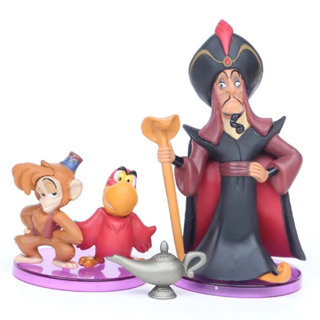 Có sẵn ✨✨ Set 8 Mô Hình Aladdin và Cây đèn thần ✨✨ Size 2-10cm ✨✨ Full box ✨✨