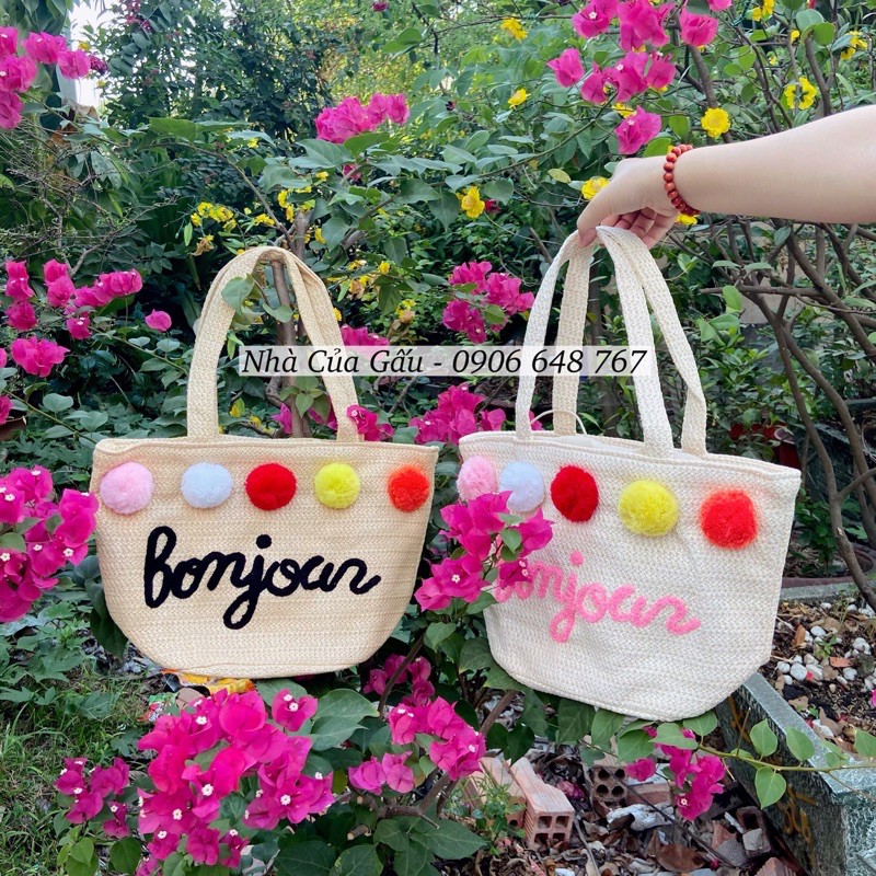 Túi cói nữ đầy màu sắc cho mùa hè sôi động