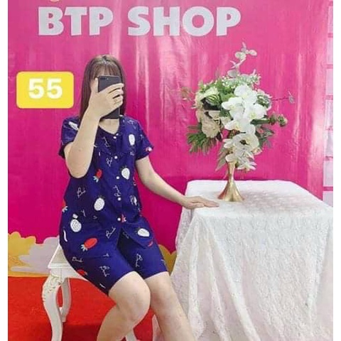 Bộ Đồ Ngủ Cho Mẹ Bầu Mặc Nhà Chất Đũi Mát