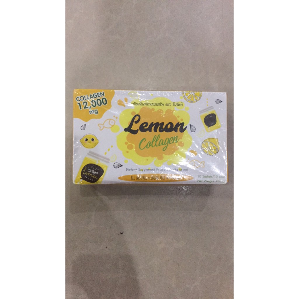 Trà chanh Lemon Collagen thailand