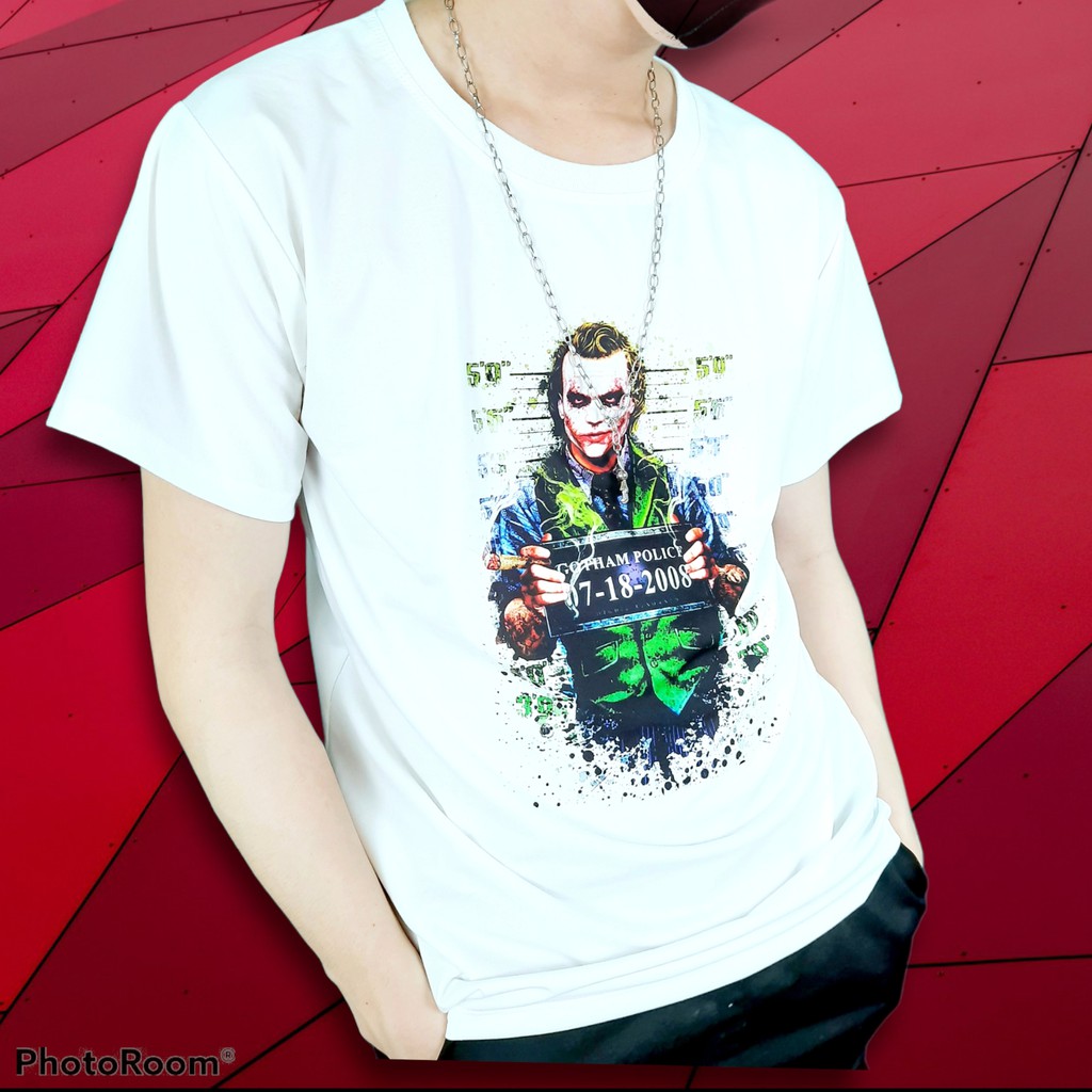 Áo Thun Nam Nữ KING DC Áo Phông Tay Ngắn Cổ Tròn In Hình JOKER Mạnh Mẽ Cực Chất Chất Vải Đẹp Hàng May Xuất Xưởng KING DC | BigBuy360 - bigbuy360.vn